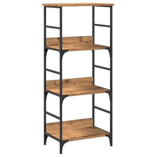 KTHLBRH Büro Schrank Bücherregale Bücherschrank Regal Küche - Bücherregal Artisan-Eiche 50x33x117,5 cm Holzwerkstoff für Büro Zimmer Küche Wohnzimmer von KTHLBRH