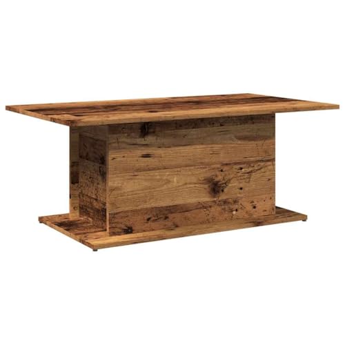 KTHLBRH Cauchsofa Tisch Beistelltisch Couch Wohnzimmertisch Kleines Regal - Couchtisch Altholz-Optik 102x55,5x40 cm Holzwerkstoff für Schlafzimmer Balkon Garten Wohnzimmer KTHLBRH Cauchsofa Tisch Beistelltisch Couch Wohnzimmertisch Kleines Regal - Couchtisch Altholz-Optik 102x55,5x40 cm Holzwerkstoff für Schlafzimmer Balkon Garten Wohnzimmer von KTHLBRH