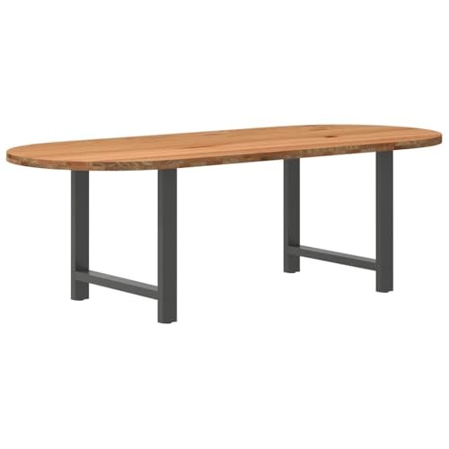 KTHLBRH Esstisch Hellbraun Dinner Table Esszimmertisch für Küche 240x100x74 cm Massivholz Eiche Oval KTHLBRH Esstisch Hellbraun Dinner Table Esszimmertisch für Küche 240x100x74 cm Massivholz Eiche Oval von KTHLBRH