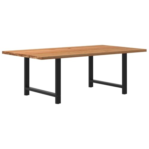 KTHLBRH Esstisch Hellbraun Massiver Esstisch Mahlzeitentisch für Innenraum 220x120x74 cm Massivholz Eiche Rechteckig KTHLBRH Esstisch Hellbraun Massiver Esstisch Mahlzeitentisch für Innenraum 220x120x74 cm Massivholz Eiche Rechteckig von KTHLBRH