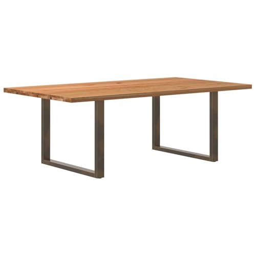KTHLBRH Esstisch Hellbraun Pflegeleichter Tisch Dinner Table für Restaurant 220x120x74 cm Massivholz Eiche Rechteckig KTHLBRH Esstisch Hellbraun Pflegeleichter Tisch Dinner Table für Restaurant 220x120x74 cm Massivholz Eiche Rechteckig von KTHLBRH