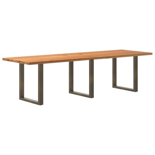 KTHLBRH Esstisch Hellbraun Pflegeleichter Tisch Tisch für Küche für Küche 280x90x74 cm Massivholz Eiche Rechteckig KTHLBRH Esstisch Hellbraun Pflegeleichter Tisch Tisch für Küche für Küche 280x90x74 cm Massivholz Eiche Rechteckig von KTHLBRH