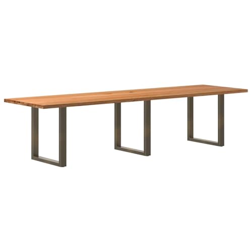 KTHLBRH Esstisch Hellbraun Speisetisch Dinner Table für Küche 320x90x74 cm Massivholz Eiche Rechteckig KTHLBRH Esstisch Hellbraun Speisetisch Dinner Table für Küche 320x90x74 cm Massivholz Eiche Rechteckig von KTHLBRH