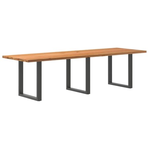 KTHLBRH Esstisch Hellbraun Speisetisch Pflegeleichter Tisch für Innenraum 280x90x74 cm Massivholz Eiche Rechteckig KTHLBRH Esstisch Hellbraun Speisetisch Pflegeleichter Tisch für Innenraum 280x90x74 cm Massivholz Eiche Rechteckig von KTHLBRH