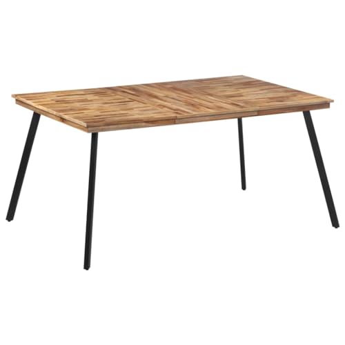 KTHLBRH Esstisch Tafel Mahlzeitentisch für Innenraum 169x98,5x76 cm Massivholz Teak von KTHLBRH