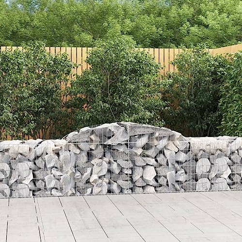 KTHLBRH Gabionen mit Hochbogen 3 STK. pflanztopf Outdoor blumenkübel Outdoor for Innen Terrasse 300x50x60/80 cm Verzinktes Eisen KTHLBRH Gabionen mit Hochbogen 3 STK. pflanztopf Outdoor blumenkübel Outdoor for Innen Terrasse 300x50x60/80 cm Verzinktes Eisen von KTHLBRH