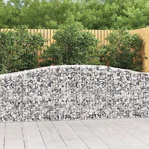 KTHLBRH Gabionen mit Hochbogen 6 STK. pflanzentopf pflanztopf Outdoor for Außen Garten 400x50x80/100cm Verzinktes Eisen KTHLBRH Gabionen mit Hochbogen 6 STK. pflanzentopf pflanztopf Outdoor for Außen Garten 400x50x80/100cm Verzinktes Eisen von KTHLBRH