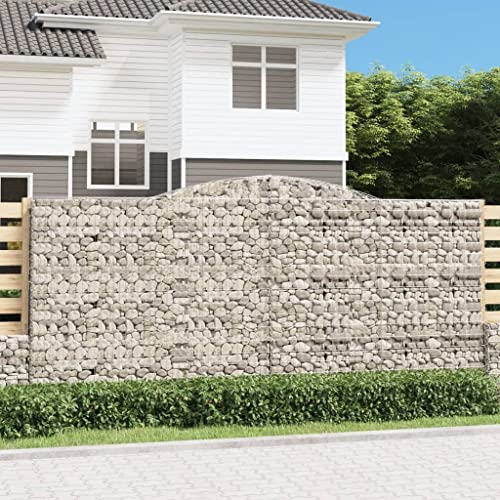KTHLBRH Gabionen mit Hochbogen 7 STK. blumenkübel Outdoor pflanztopf Outdoor for Terrasse Außen 400x50x180/200cm Verzinktes Eisen KTHLBRH Gabionen mit Hochbogen 7 STK. blumenkübel Outdoor pflanztopf Outdoor for Terrasse Außen 400x50x180/200cm Verzinktes Eisen von KTHLBRH