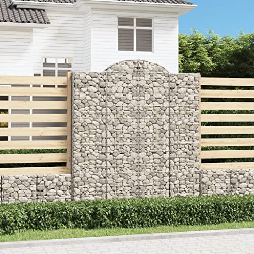 KTHLBRH Gabionen mit Hochbogen 9 STK. pflanztopf Outdoor pflanzentopf for Garten Außen 200x50x220/240cm Verzinktes Eisen KTHLBRH Gabionen mit Hochbogen 9 STK. pflanztopf Outdoor pflanzentopf for Garten Außen 200x50x220/240cm Verzinktes Eisen von KTHLBRH