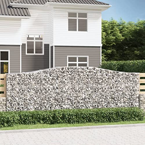 KTHLBRH Gabionen mit Hochbogen blumenkübel Outdoor pflanztopf Outdoor for Außen Innen 10 STK 400x50x140/160cm Verzinktes Eisen von KTHLBRH