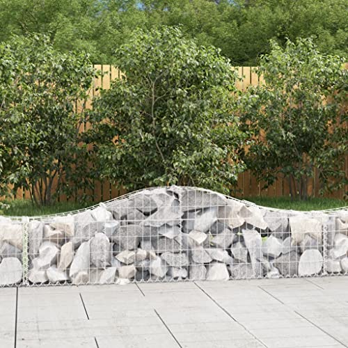 KTHLBRH Gabionen mit Hochbogen pflanzenkübel blumenkübel Outdoor for Terrasse Terrasse 18 STK. 200x30x40/60 cm Verzinktes Eisen KTHLBRH Gabionen mit Hochbogen pflanzenkübel blumenkübel Outdoor for Terrasse Terrasse 18 STK. 200x30x40/60 cm Verzinktes Eisen von KTHLBRH
