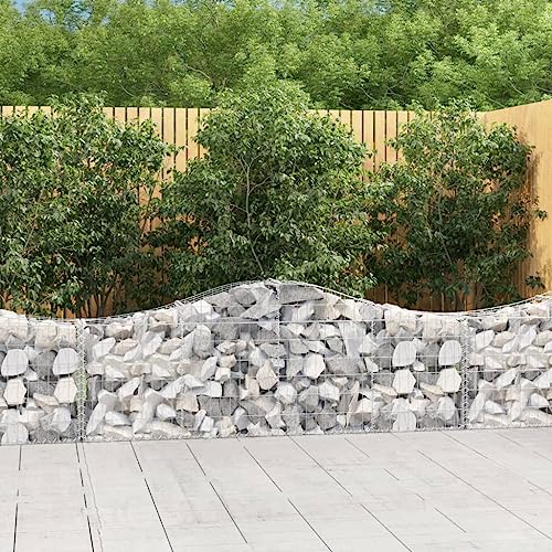 KTHLBRH Gabionen mit Hochbogen pflanzentopf pflanzkübel for Garten Außen 13 STK. 200x30x60/80 cm Verzinktes Eisen KTHLBRH Gabionen mit Hochbogen pflanzentopf pflanzkübel for Garten Außen 13 STK. 200x30x60/80 cm Verzinktes Eisen von KTHLBRH