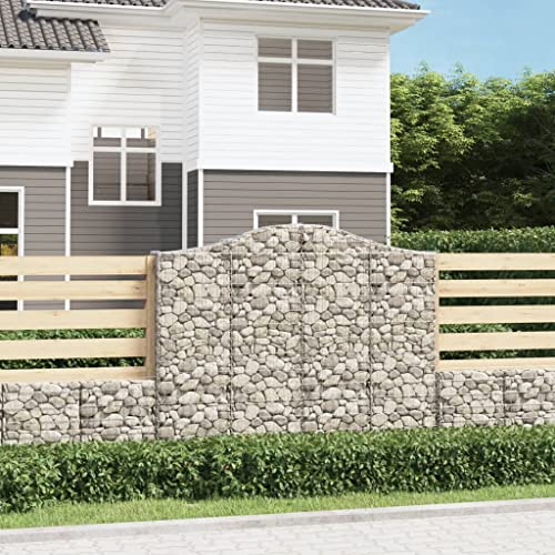 KTHLBRH Gabionen mit Hochbogen pflanzentopf pflanzkübel for Terrasse Garten 11 STK 200x30x160/180cm Verzinktes Eisen KTHLBRH Gabionen mit Hochbogen pflanzentopf pflanzkübel for Terrasse Garten 11 STK 200x30x160/180cm Verzinktes Eisen von KTHLBRH