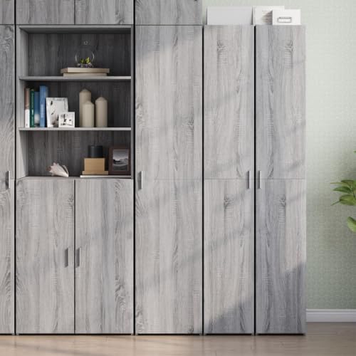 KTHLBRH Highboard Grau Sonoma kleiderschrank flurschrank for Wohnzimmer Innenraum 40x42,5x185 cm Holzwerkstoff KTHLBRH Highboard Grau Sonoma kleiderschrank flurschrank for Wohnzimmer Innenraum 40x42,5x185 cm Holzwerkstoff von KTHLBRH