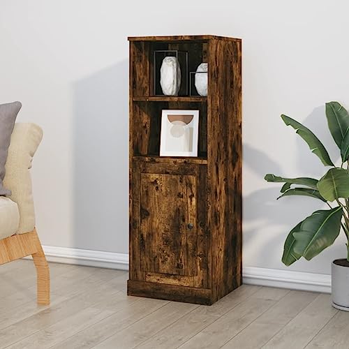 KTHLBRH Highboard Räuchereiche gartenschrank kommoden for Schlafzimmer Innenraum 36x35,5x103,5 cm Holzwerkstoff von KTHLBRH