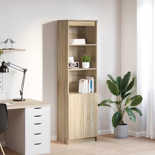 KTHLBRH Highboard Sonoma-Eiche gartenschrank Schrank for Schlafzimmer Wohnzimmer 50x35x180 cm Holzwerkstoff KTHLBRH Highboard Sonoma-Eiche gartenschrank Schrank for Schlafzimmer Wohnzimmer 50x35x180 cm Holzwerkstoff von KTHLBRH