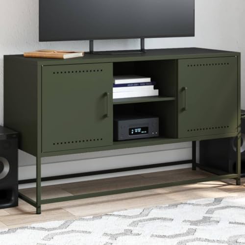 KTHLBRH Highboard Weiß flurschrank gartenschrank for Schlafzimmer Wohnzimmer 36x39x107 cm Stahl von KTHLBRH