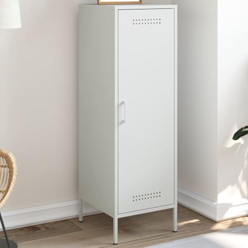 KTHLBRH Highboard Weiß gartenschrank sideboards for Büro Schlafzimmer 36x39x113 cm Stahl KTHLBRH Highboard Weiß gartenschrank sideboards for Büro Schlafzimmer 36x39x113 cm Stahl von KTHLBRH