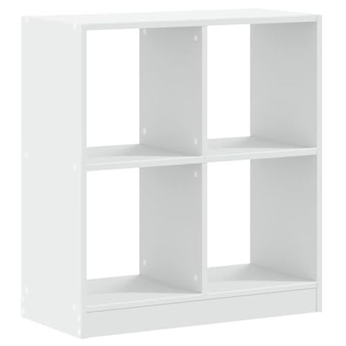 KTHLBRH Kitchen Shelf Bücherregale Book Shelf Bookcase - Bücherregal Weiß 68,5x32x75 cm Holzwerkstoff für Büro Kellerraum Wohnzimmer Outdoor von KTHLBRH
