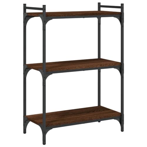 KTHLBRH Kitchen Shelf Vitrinenschrank Wohnzimmer Möbel Sideboard Wohnzimmer - Bücherregal 3 Böden Braun Eichen-Optik 60x30x86cm Holzwerkstoff KTHLBRH Kitchen Shelf Vitrinenschrank Wohnzimmer Möbel Sideboard Wohnzimmer - Bücherregal 3 Böden Braun Eichen-Optik 60x30x86cm Holzwerkstoff von KTHLBRH