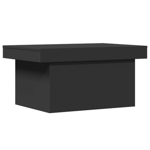 KTHLBRH Kleines Regal Coffee Table Living Room Living Room Table Wohnzimmer Tisch für Couch - Couchtisch Schwarz 100x55x40 cm Holzwerkstoff für Küche Balkon Wohnzimmer Garten KTHLBRH Kleines Regal Coffee Table Living Room Living Room Table Wohnzimmer Tisch für Couch - Couchtisch Schwarz 100x55x40 cm Holzwerkstoff für Küche Balkon Wohnzimmer Garten von KTHLBRH