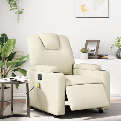 KTHLBRH Massagesessel Elektrisch Creme Kunstleder Schlafzimmerstuhl Küchenstuhl für Hotel Küche KTHLBRH Massagesessel Elektrisch Creme Kunstleder Schlafzimmerstuhl Küchenstuhl für Hotel Küche von KTHLBRH