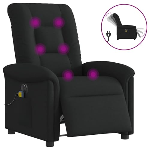 KTHLBRH Massagesessel Elektrisch Schwarz Stoff Wohnzimmersessel Sitzmöbel für Hotel Wohnzimmer KTHLBRH Massagesessel Elektrisch Schwarz Stoff Wohnzimmersessel Sitzmöbel für Hotel Wohnzimmer von KTHLBRH