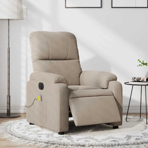 KTHLBRH Massagesessel Elektrisch Taupe Mikrofasergewebe Küchenstuhl Wohnzimmerstuhl für Büro Küche KTHLBRH Massagesessel Elektrisch Taupe Mikrofasergewebe Küchenstuhl Wohnzimmerstuhl für Büro Küche von KTHLBRH