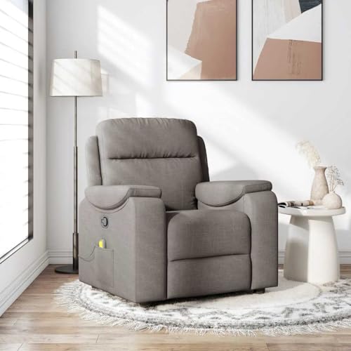 KTHLBRH Massagesessel Taupe Stoff Wohnzimmerstuhl Stuhl für Wohnzimmer Hotel von KTHLBRH