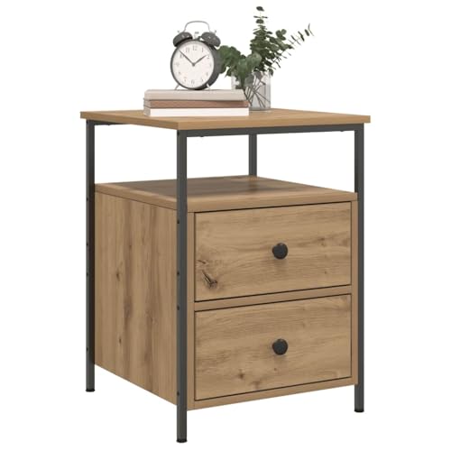 KTHLBRH Nachttisch Artisan-Eiche badschrank schmal nachtschrank for Zimmer Schlafzimmer 44x45x60 cm Holzwerkstoff von KTHLBRH