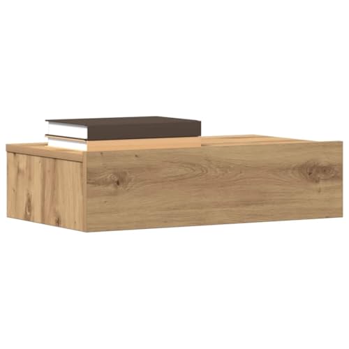 KTHLBRH Nachttisch Artisan-Eiche beistelltisch nachtschrank for Schlafzimmer Wohnzimmer 60x35 cm Holzwerkstoff KTHLBRH Nachttisch Artisan-Eiche beistelltisch nachtschrank for Schlafzimmer Wohnzimmer 60x35 cm Holzwerkstoff von KTHLBRH