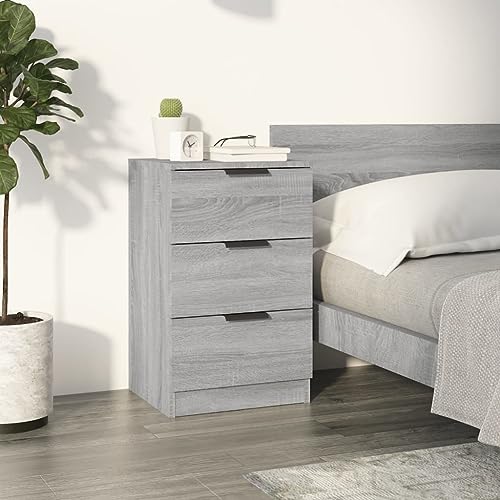 KTHLBRH Nachttisch Grau Sonoma badschrank schmal Bedside Table for Schlafzimmer Wohnzimmer 40x36x65 cm KTHLBRH Nachttisch Grau Sonoma badschrank schmal Bedside Table for Schlafzimmer Wohnzimmer 40x36x65 cm von KTHLBRH