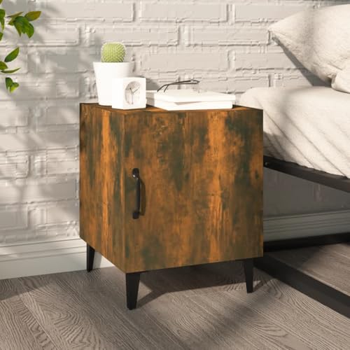KTHLBRH Nachttisch Räuchereiche Holzwerkstoff Bedside Table badschrank schmal for Zimmer Wohnzimmer KTHLBRH Nachttisch Räuchereiche Holzwerkstoff Bedside Table badschrank schmal for Zimmer Wohnzimmer von KTHLBRH