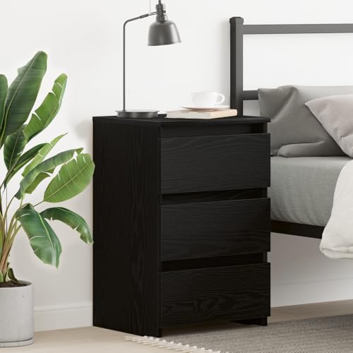 KTHLBRH Nachttisch Schwarz Eiche nachttisch badschrank schmal for Wohnzimmer Schlafzimmer 40x35x62,5 cm aus Holzwerkstoff KTHLBRH Nachttisch Schwarz Eiche nachttisch badschrank schmal for Wohnzimmer Schlafzimmer 40x35x62,5 cm aus Holzwerkstoff von KTHLBRH