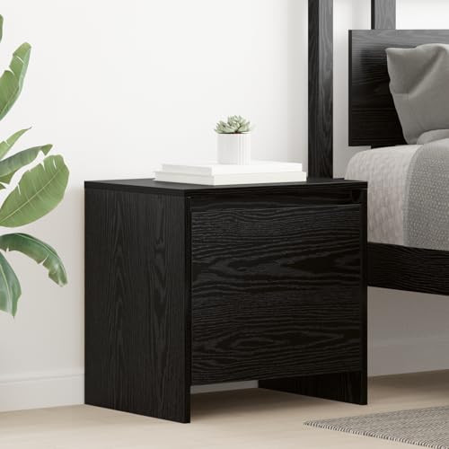 KTHLBRH Nachttisch Schwarze Eiche badschrank schmal nachttisch for Schlafzimmer Zimmer 45 x 34 x 44.5 cm Holzwerkstoff KTHLBRH Nachttisch Schwarze Eiche badschrank schmal nachttisch for Schlafzimmer Zimmer 45 x 34 x 44.5 cm Holzwerkstoff von KTHLBRH