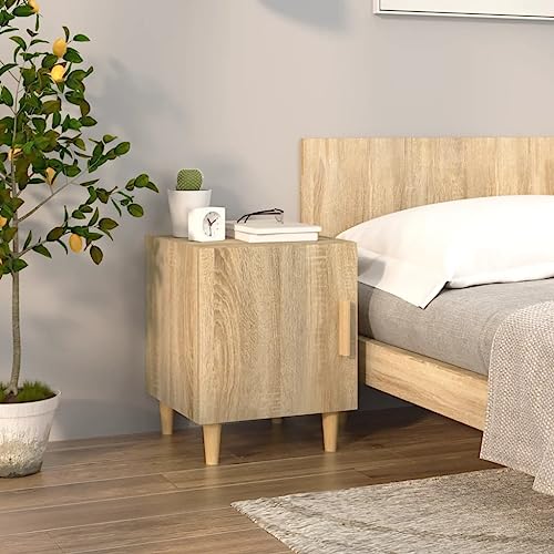 KTHLBRH Nachttisch Sonoma-Eiche Holzwerkstoff nachtschrank kommode mit schubladen for Schlafzimmer Zimmer KTHLBRH Nachttisch Sonoma-Eiche Holzwerkstoff nachtschrank kommode mit schubladen for Schlafzimmer Zimmer von KTHLBRH