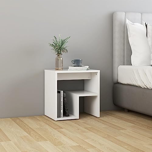 KTHLBRH Nachttisch Weiß Bedside Table kommode mit schubladen for Wohnzimmer Schlafzimmer 40x30x40 cm Holzwerkstoff KTHLBRH Nachttisch Weiß Bedside Table kommode mit schubladen for Wohnzimmer Schlafzimmer 40x30x40 cm Holzwerkstoff von KTHLBRH