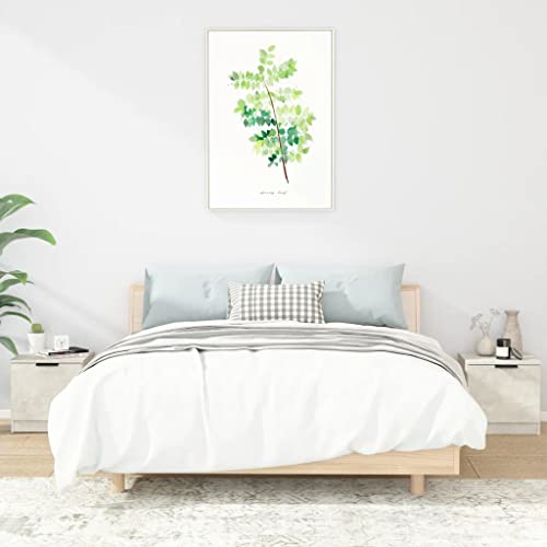 KTHLBRH Nachttische 2 STK. Betongrau kommode mit schubladen badschrank schmal for Zimmer Schlafzimmer 40x39x40 cm KTHLBRH Nachttische 2 STK. Betongrau kommode mit schubladen badschrank schmal for Zimmer Schlafzimmer 40x39x40 cm von KTHLBRH