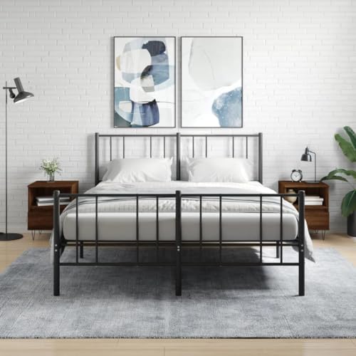KTHLBRH Nachttische 2 STK. Braun Eichen-Optik kommode mit schubladen nachtschrank for Wohnzimmer Schlafzimmer 40x35x50 cm Holzwerkstoff KTHLBRH Nachttische 2 STK. Braun Eichen-Optik kommode mit schubladen nachtschrank for Wohnzimmer Schlafzimmer 40x35x50 cm Holzwerkstoff von KTHLBRH