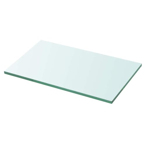 KTHLBRH Regalboden Glas Transparent Hängeregal Schweberegal für Schlafzimmer Küche 30x15 cm von KTHLBRH
