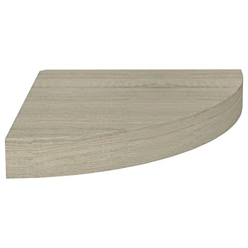 KTHLBRH Regalbrett Book Shelf Regale Wand Wandregal Küche - Eck-Schweberegal Eichen-Optik 25x25x3,8 cm MDF für Büro Schlafzimmer Wohnzimmer Balkon KTHLBRH Regalbrett Book Shelf Regale Wand Wandregal Küche - Eck-Schweberegal Eichen-Optik 25x25x3,8 cm MDF für Büro Schlafzimmer Wohnzimmer Balkon von KTHLBRH