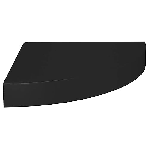 KTHLBRH Regalbrett Book Shelf Regale Wand Wandregal Küche - Eck-Schweberegal Schwarz 25x25x3,8 cm MDF für Büro Schlafzimmer Wohnzimmer Balkon KTHLBRH Regalbrett Book Shelf Regale Wand Wandregal Küche - Eck-Schweberegal Schwarz 25x25x3,8 cm MDF für Büro Schlafzimmer Wohnzimmer Balkon von KTHLBRH