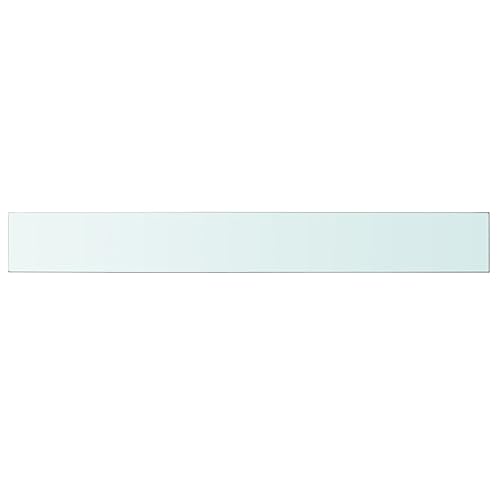 KTHLBRH Regale für Wände Schweberegale Regale Wand Regalbrett - Regalboden Glas Transparent 100x12 cm für Büro Wohnzimmer Balkon Küchen von KTHLBRH