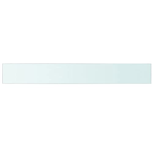 KTHLBRH Regale für Wände Schweberegale Regale Wand Regalbrett - Regalboden Glas Transparent 110x15 cm für Büro Wohnzimmer Balkon Küchen von KTHLBRH