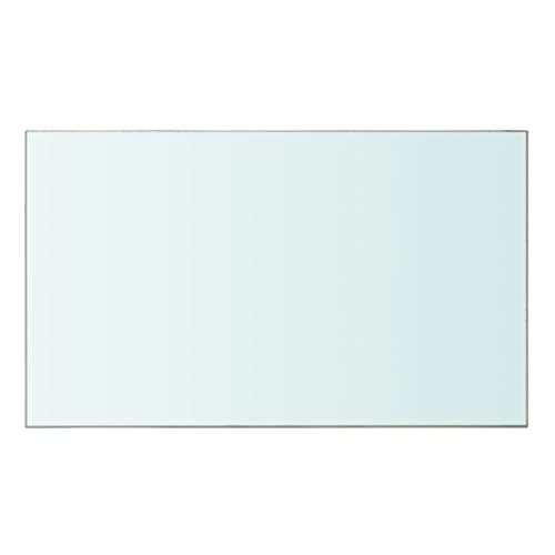 KTHLBRH Regale für Wände Schweberegale Regale Wand Regalbrett - Regalboden Glas Transparent 50 cm x 30 cm für Büro Wohnzimmer Balkon Küchen von KTHLBRH