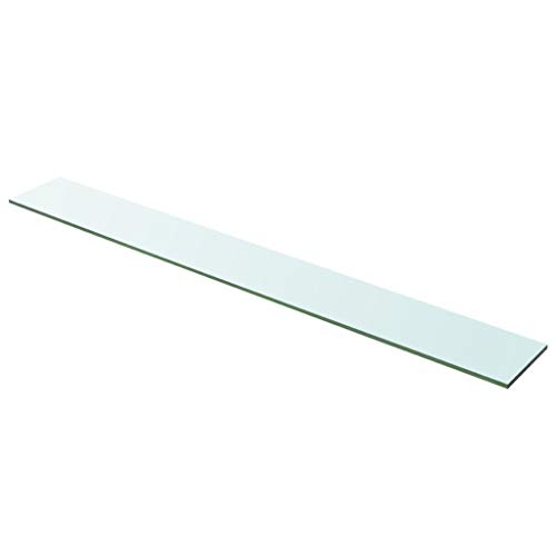KTHLBRH Regale für Wände Schweberegale Regale Wand Regalbrett - Regalböden 2 STK. Glas Transparent 100x12 cm für Büro Wohnzimmer Balkon Küchen von KTHLBRH