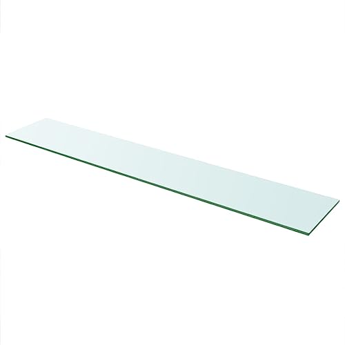 KTHLBRH Regale für Wände Schweberegale Regale Wand Regalbrett - Regalböden 2 STK. Glas Transparent 110x20 cm für Büro Wohnzimmer Balkon Küchen KTHLBRH Regale für Wände Schweberegale Regale Wand Regalbrett - Regalböden 2 STK. Glas Transparent 110x20 cm für Büro Wohnzimmer Balkon Küchen von KTHLBRH