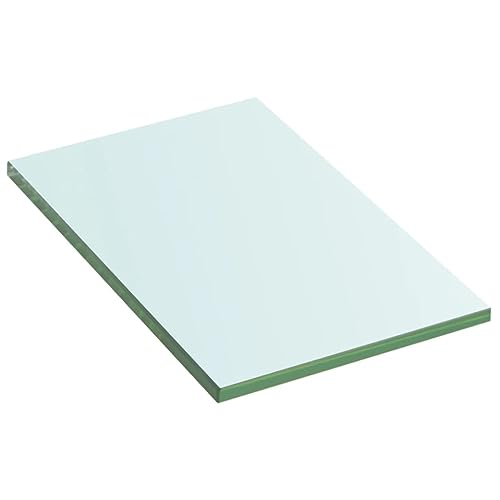 KTHLBRH Regale für Wände Schweberegale Regale Wand Regalbrett - Regalböden 2 STK. Glas Transparent 20x12 cm für Büro Wohnzimmer Balkon Küchen von KTHLBRH