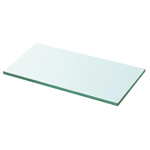KTHLBRH Regale für Wände Schweberegale Regale Wand Regalbrett - Regalböden 2 STK. Glas Transparent 20x30 cm für Büro Wohnzimmer Balkon Küchen von KTHLBRH