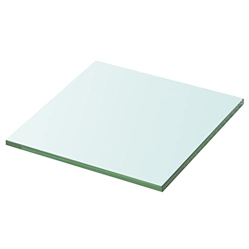 KTHLBRH Regale für Wände Schweberegale Regale Wand Regalbrett - Regalböden 2 STK. Glas Transparent 30x30 cm für Büro Wohnzimmer Balkon Küchen von KTHLBRH